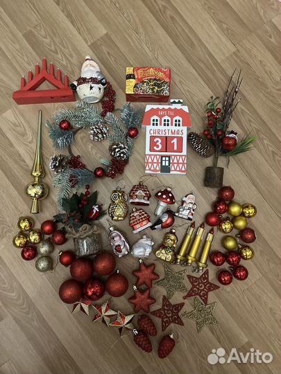 Елочные игрушки пакетом