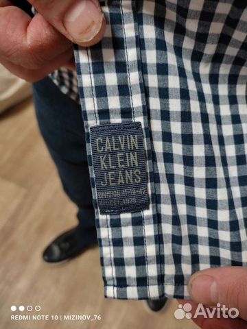 Calvin klein рубашка мужская