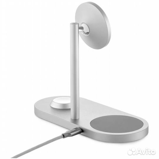 Беспроводная зарядная панель 3 в 1 Для iPhone, Apple Watch, Airpods uBear Stage Pro 30W #401884