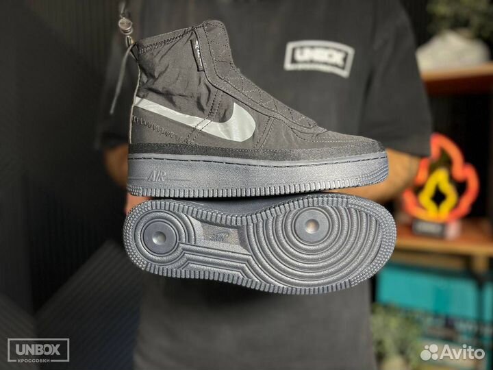 Кроссовки Nike Air Force 1 High Shell Black