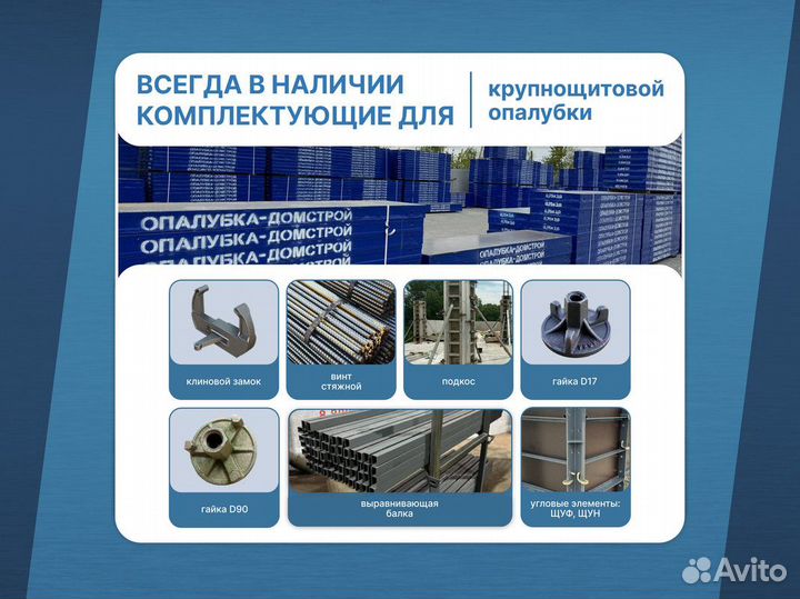 Опалубка стен стальная / Аренда Продажа