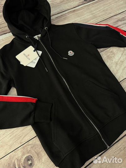 Толстовка Moncler черная LUX