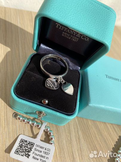Серебряное кольцо Tiffany