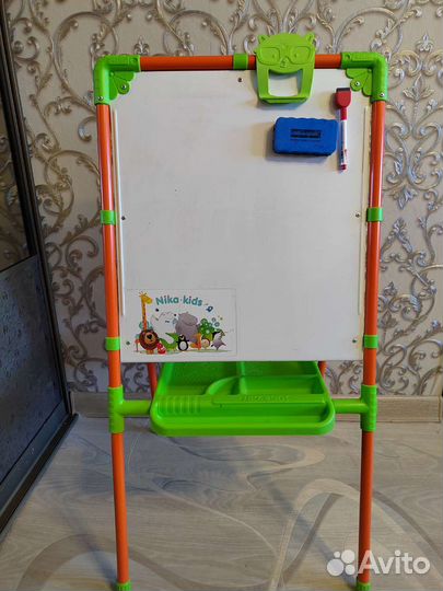 Мольберт двухсторонний детский+набор