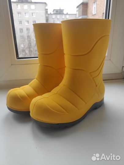 Детские утеплённые резиновые сапоги 30-31