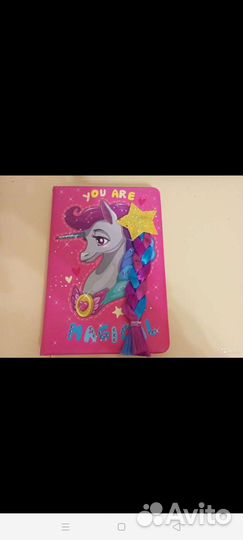 Календарь, блокнот, маска, ободок единорога