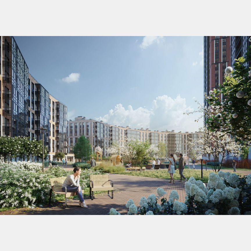 1-к. квартира, 33,3 м², 1/7 эт.