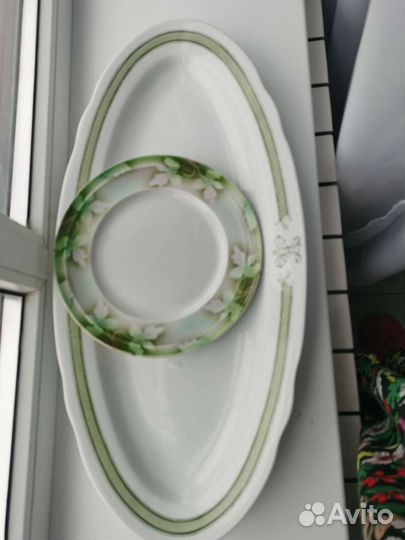 Кузнецовский фарфор блюдо