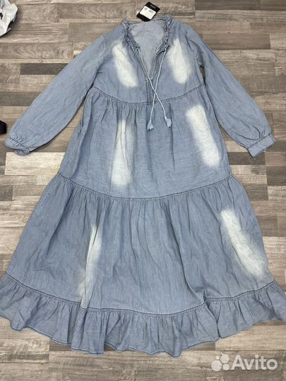 Платье новое под джинс 52