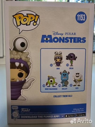 Funko pop boo, sulley, eren jaeger,оригиналы