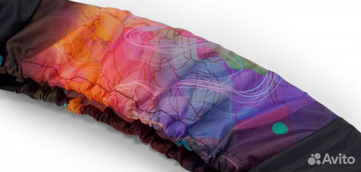 Чехол для гимнастического обруча, черный/розовый 0