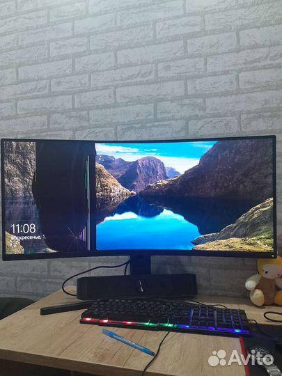 Монитор xiaomi 34 (разбита матрица )