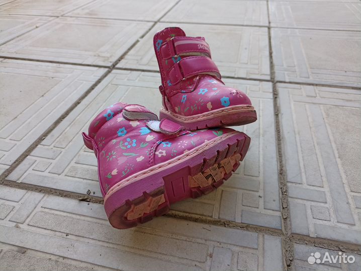 Ботинки демисезонные для девочки 21