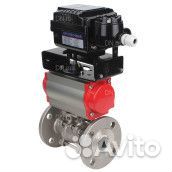 Кран шаровой DN.ru BV3131P(3pc) -FP-F-ISO-H Ду20 Ру40, трехсоставной полнопроходной фланцевый, нержа