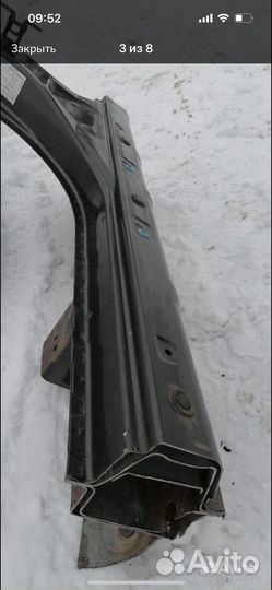 Порог левый peugeot 4007