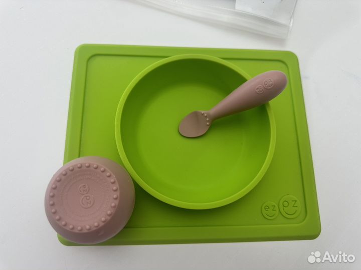 Детская посуда тарелка ez pz, чашка ez pz