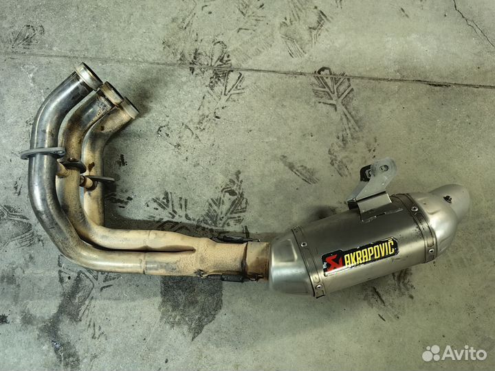 Выхлоп Akrapovic yamaha MT 09 XSR 900 Tracer 900