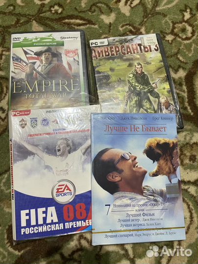 DVD-диски игры и фильмы