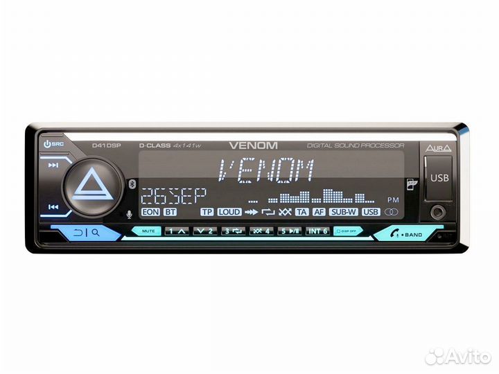 Продам AurA venom-D41DSP D-class 4х141w, процессор