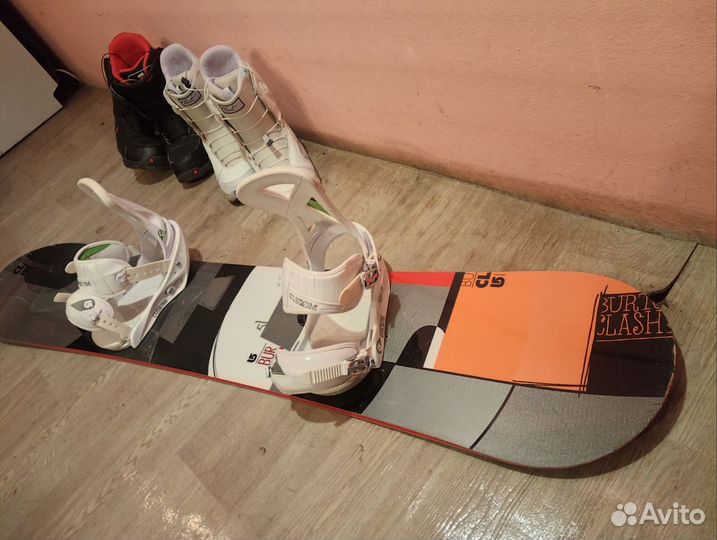 Сноуборд Burton 151 см. Комплект