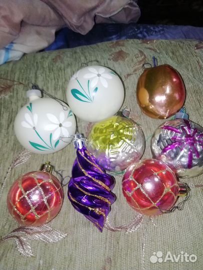 Елочные игрушки времен СССР