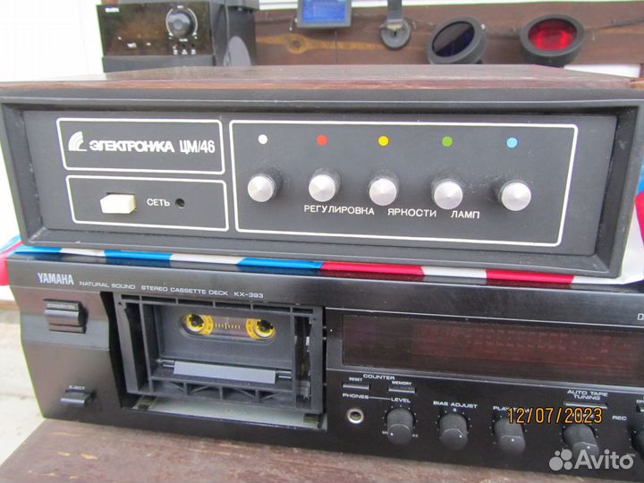 Винтажная цветомузыка электроника цм 46