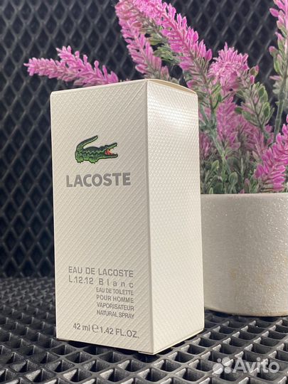 Lacoste l12.12 оригинальный тестер 42 мл