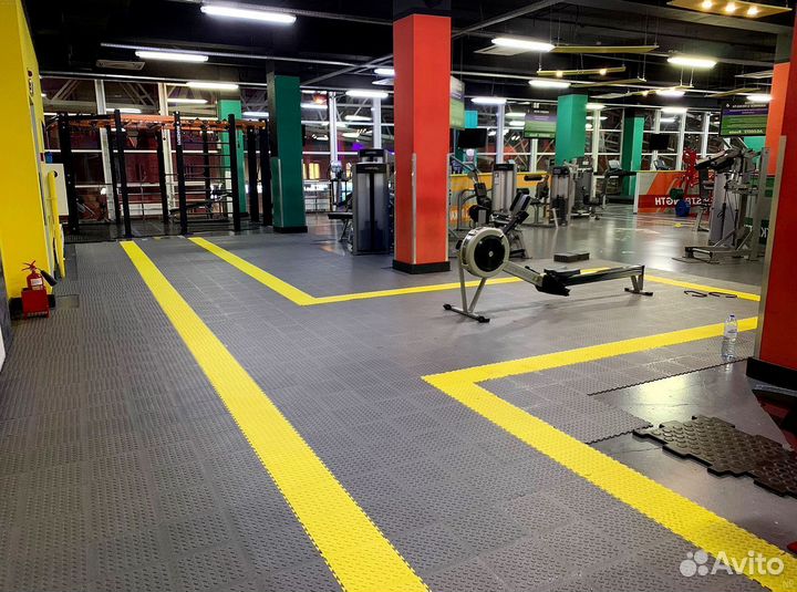 Модульная плитка в гараж