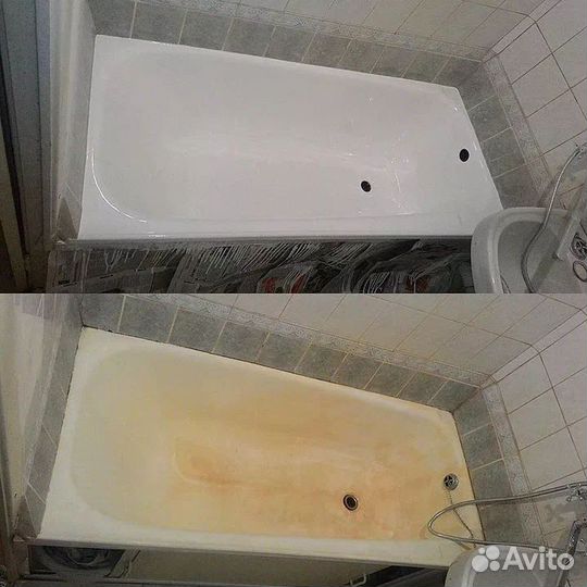 Реставрация ванн жидким акрилом