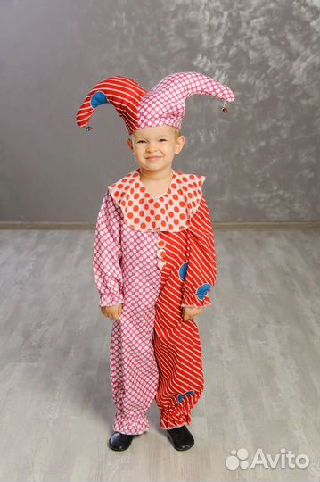 Костюм Петрушки на 3-4 года