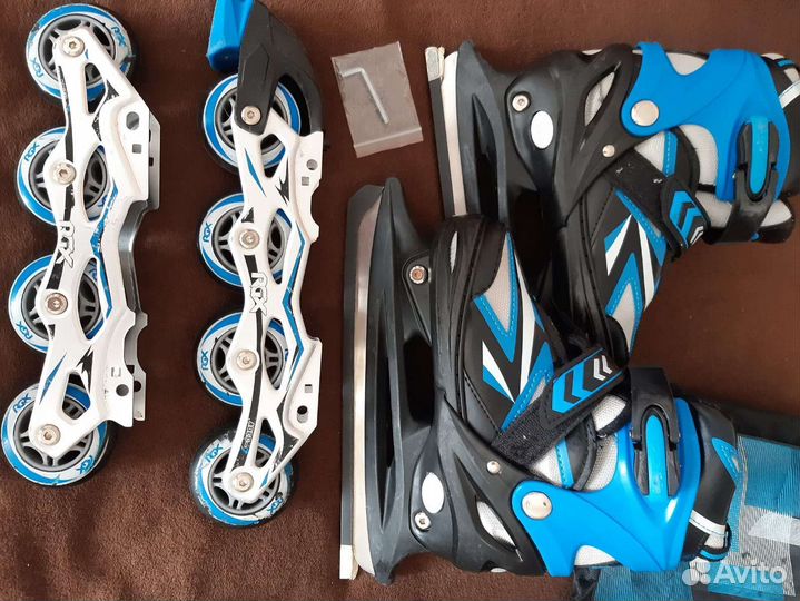 Роликовые коньки детские раздвижные