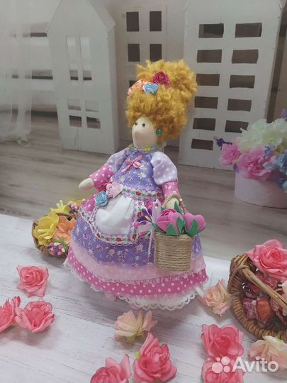 Интерьерная кукла тильда