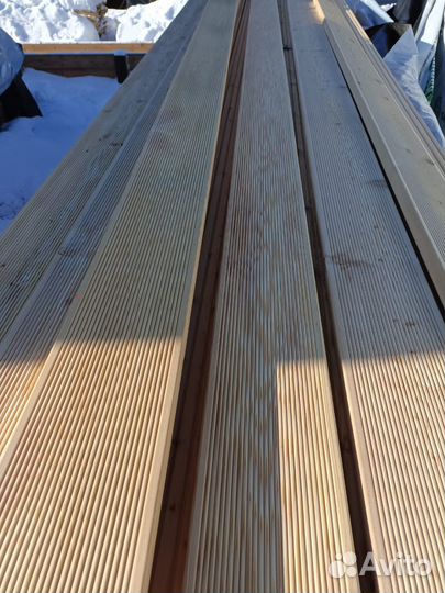 Доска террасная лиственница сорт ав