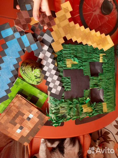 Оформление праздника Майнкрафт