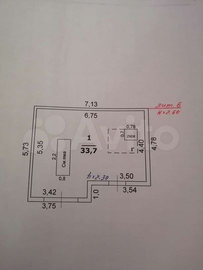 Гараж, > 30 м²