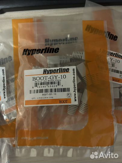 Hyperline boot-GY-10 изолирующий колпачок