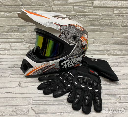 Шлем для мотокросса\эндуро объявление продам