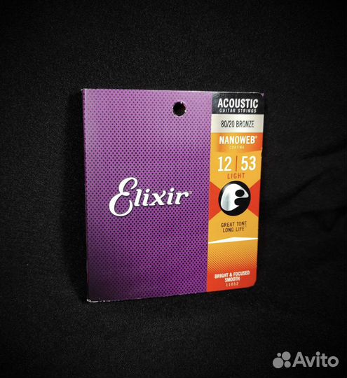 Струны для гитары Elixir (новые)