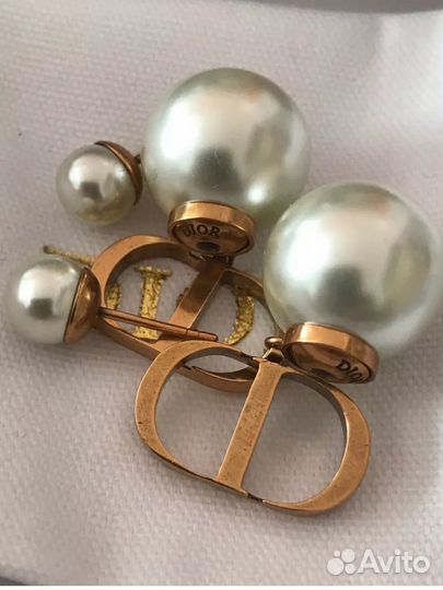 Серьги dior оригинал