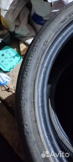 Continental ContiSportContact 3 235/40 R18 и 255/35 R18 94Y