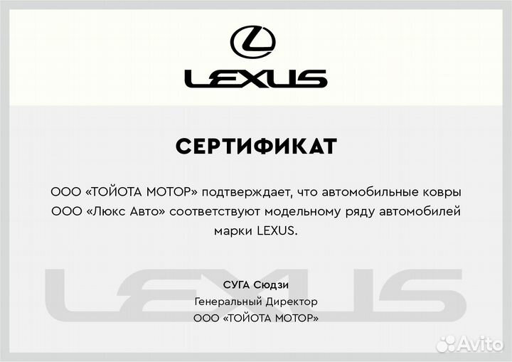 3D Коврики Lexus RX 350 Экокожа