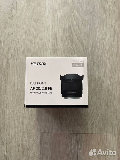 Viltrox 20 f2.8 Sony E