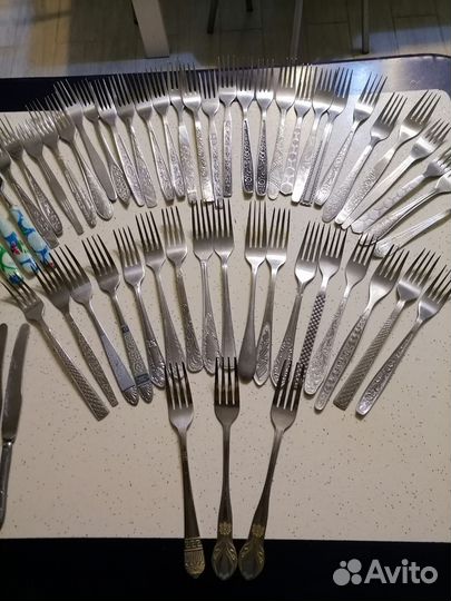 Ложки вилки нержавейка СССР