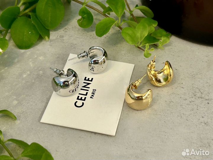 Серьги конго Celine