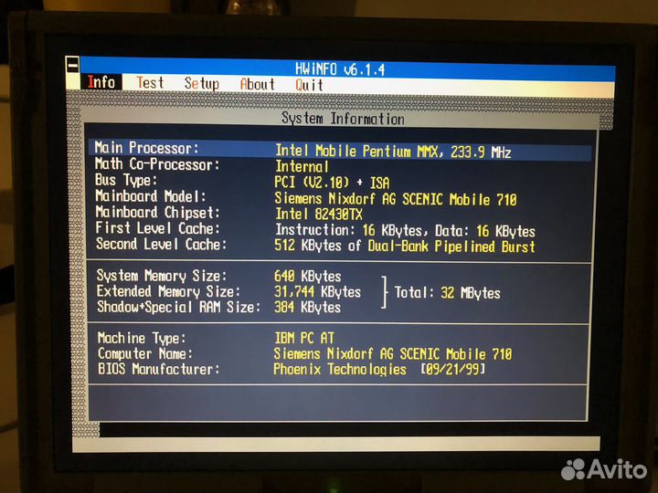 Siemens Nixdorf scenic Mobile 710