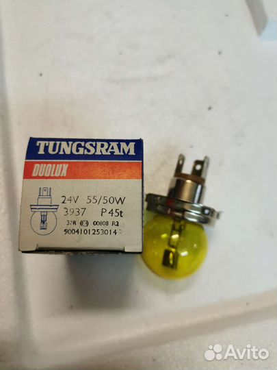 Лампа фарная 3937 P45t 24V 55/50W