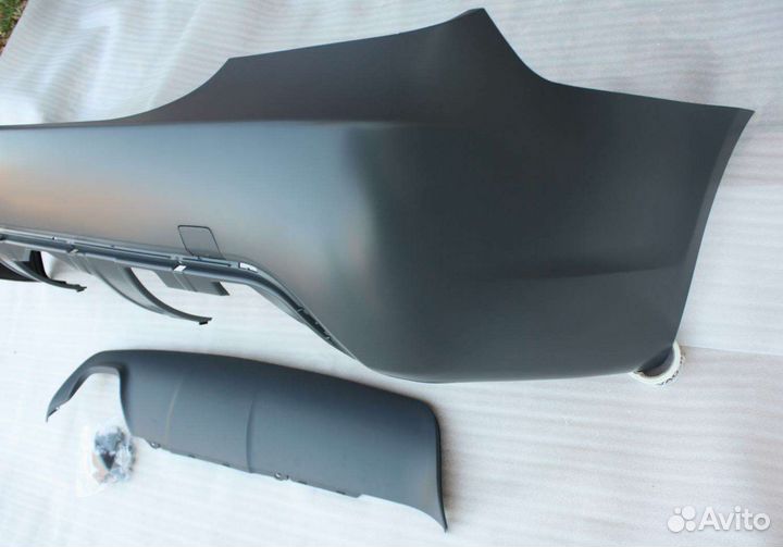 Задний бампер m тех bmw e60 abs-пластик