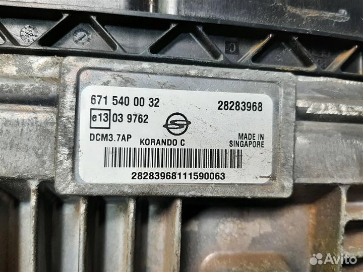 Блок управления двс Ssangyong Actyon NEW (CK) 2011