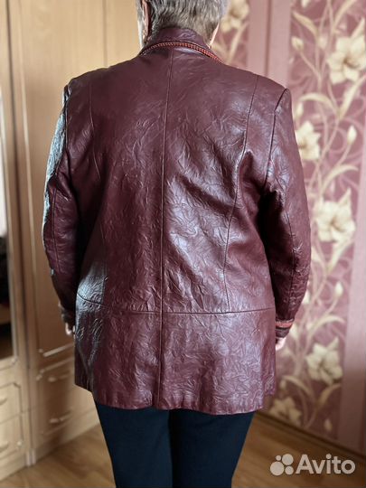 Куртка кожаная женская