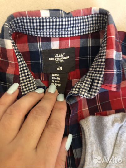 Вещи пакетом на мальчика 62-68